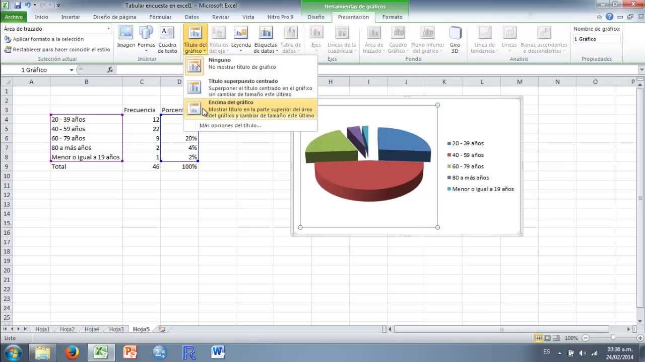 Procesar encuesta con Ms Excel