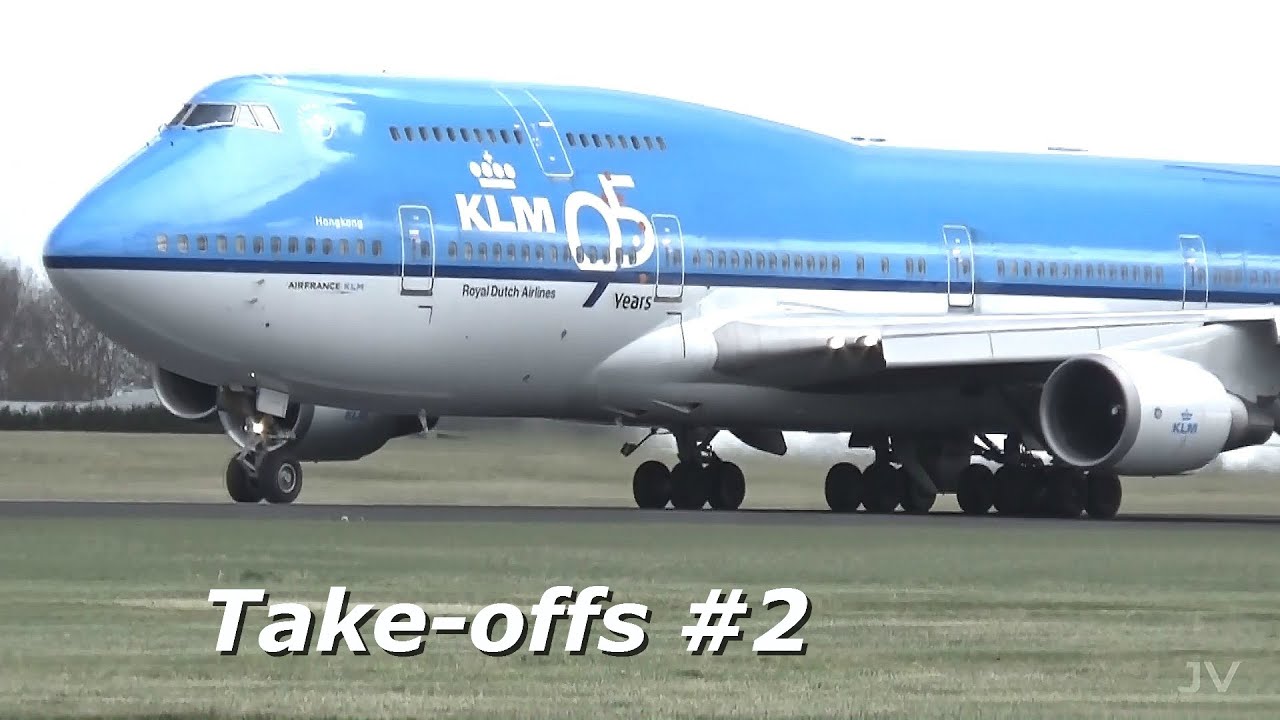 Amsterdam Airport Schiphol planespotting - Take-offs #2