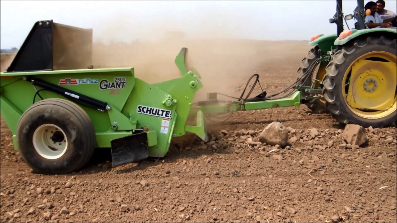 Schulte 2500 Giant Rock Picker SRW1400 in Mexico