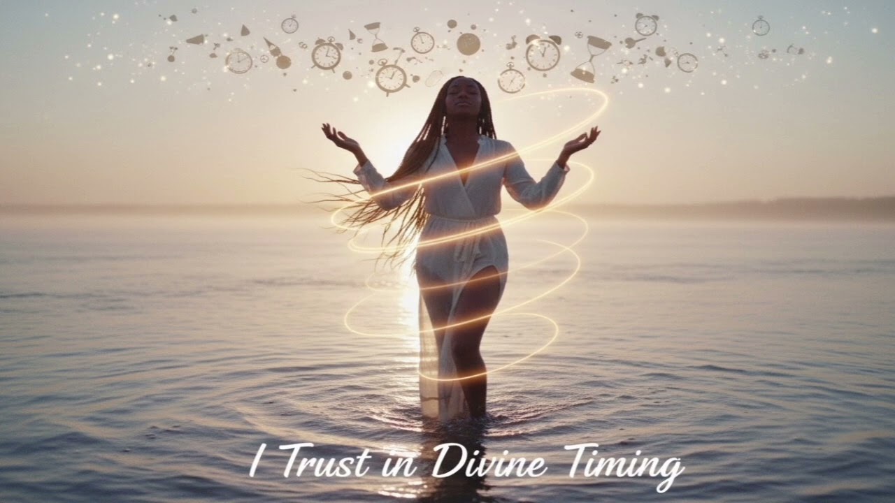 🕝 Trust in Divine Timing | Patience & Frustration Release Affirmations Song | Manifestation Music 🎶