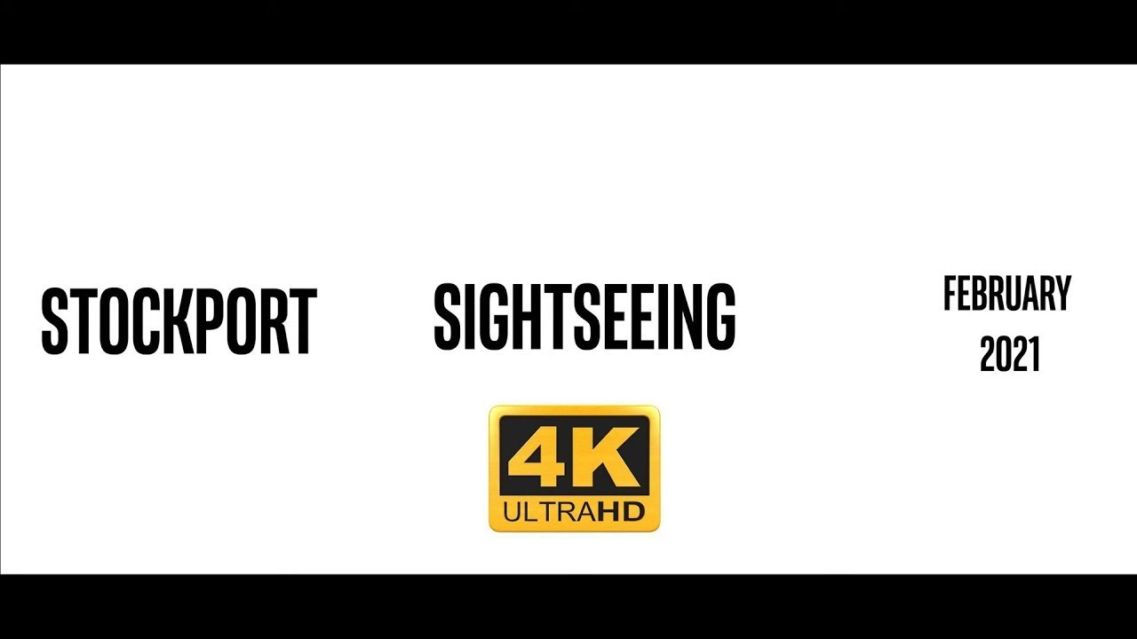 Stockport Drone Sightseeing - 4k