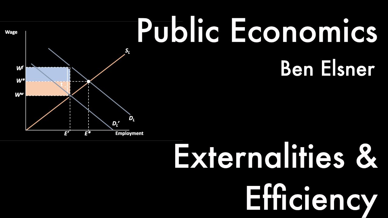Externalities and Efficiency -- Public Economics III, 3/12