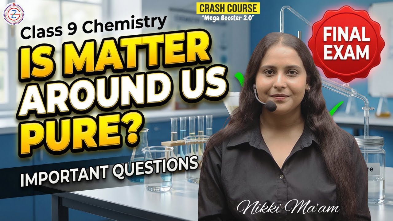 Is Matter Around Us Pure Objective and Subjective PYQs 2 | Class 9 Chemistry | Crash Course Day 28