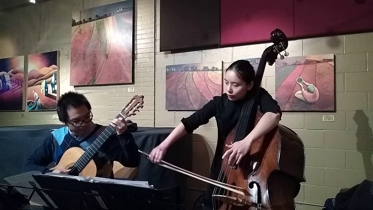 Libertango, guitar and double bass