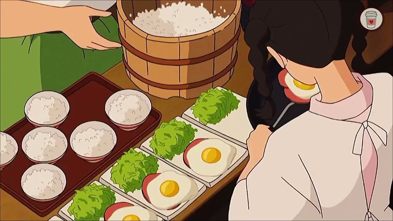 Chill Lofi Beat & Anime Cooking Aesthetic 🍛 🥄  ASMR Daily Relaxing Sounds