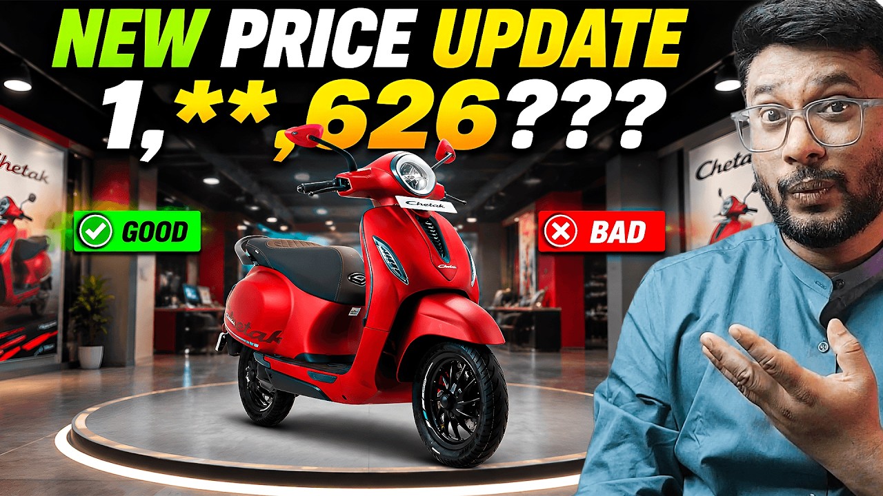 😱Bajaj Chetak PRICE Update! Cheak 2501, 3503, 3502 & 3501 😳⚡ Good or Bad? Electric Scooter