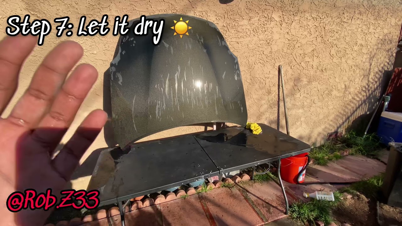 How to Resurface your Carbon Fiber Hood for under $50!