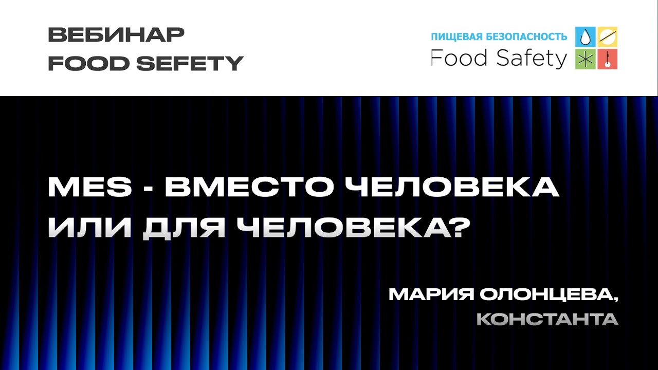 MES - вместо человека или для человека? - Мария Олонцева
