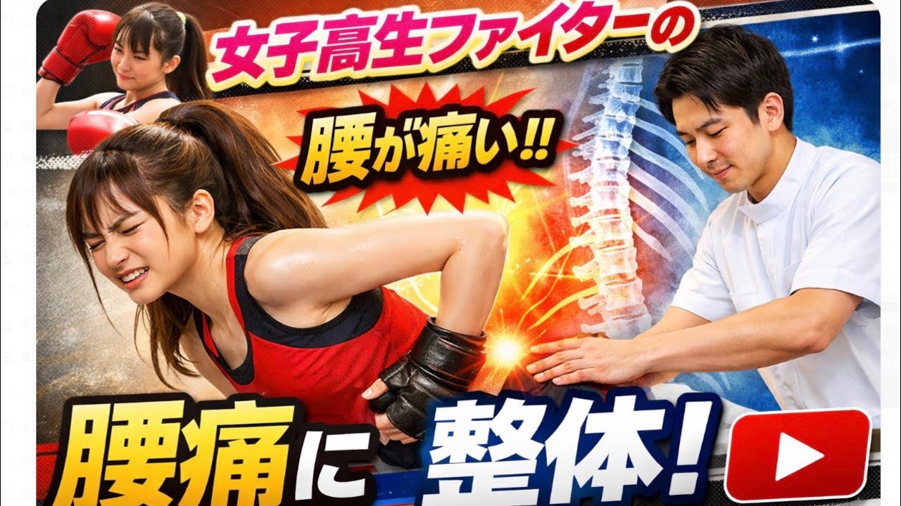 女子高生ファイター　日本屈指のアスリートのヘルニアに整体