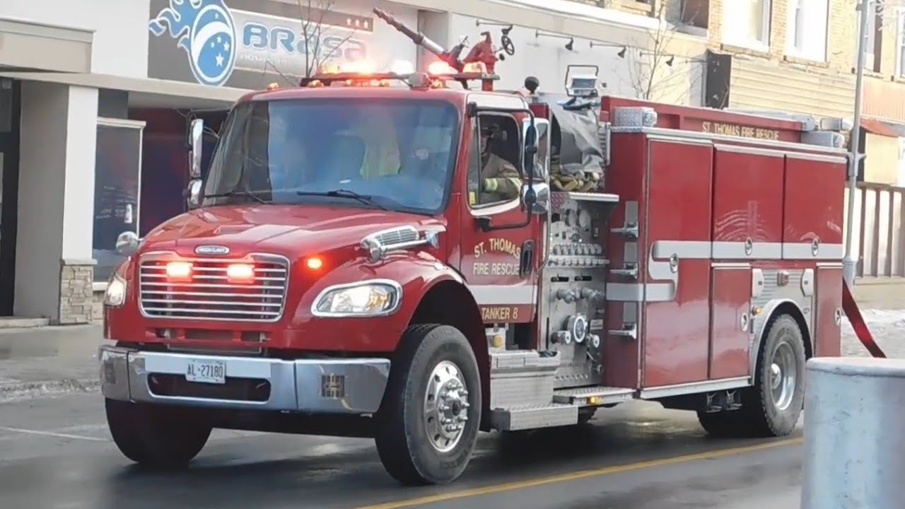 *RARE* St. Thomas Fire - Tanker 8 Responding