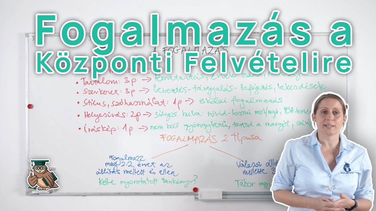 Ezt kell tudni a központi felvételi fogalmazásról!