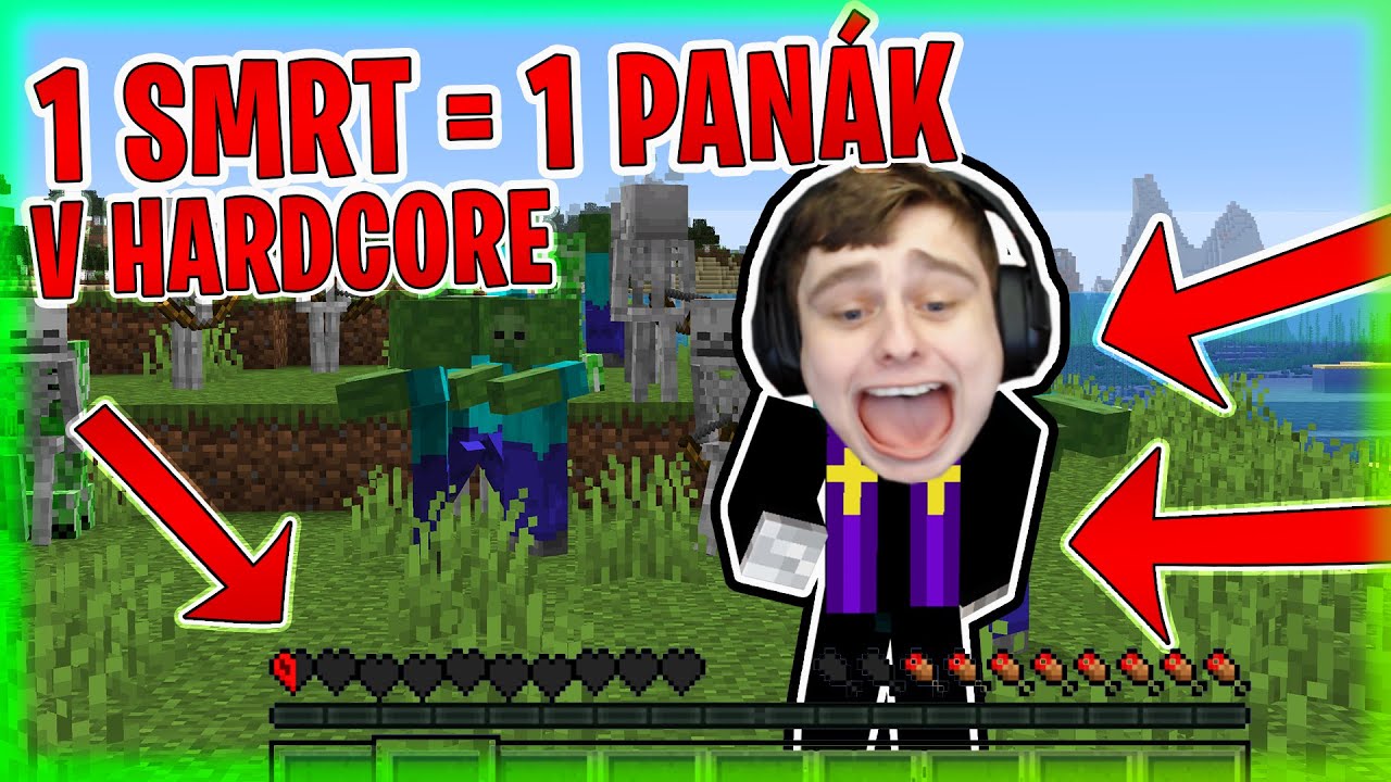 1 SMRT = 1 PANÁK! MINECRAFT HARDCORE SPEEDRUN SESTŘIH!!! | Morry