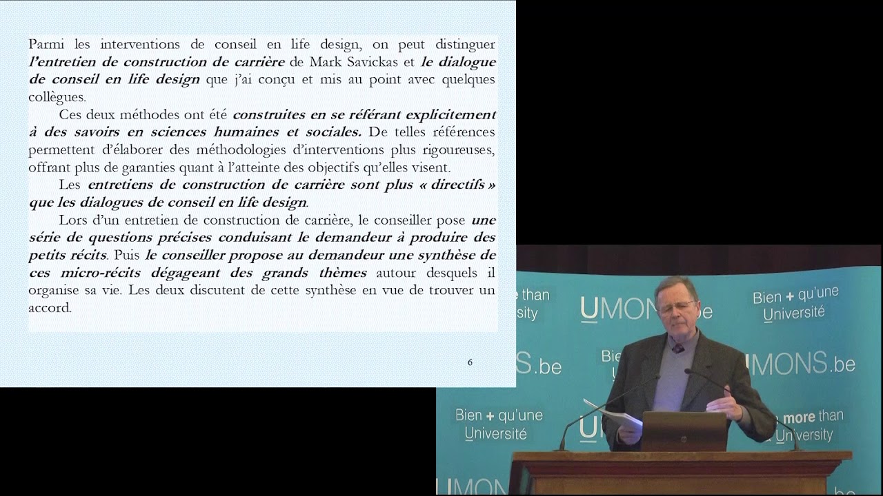 Chaire Francqui 2018 - conférence 3 - Prof Jean Guichard