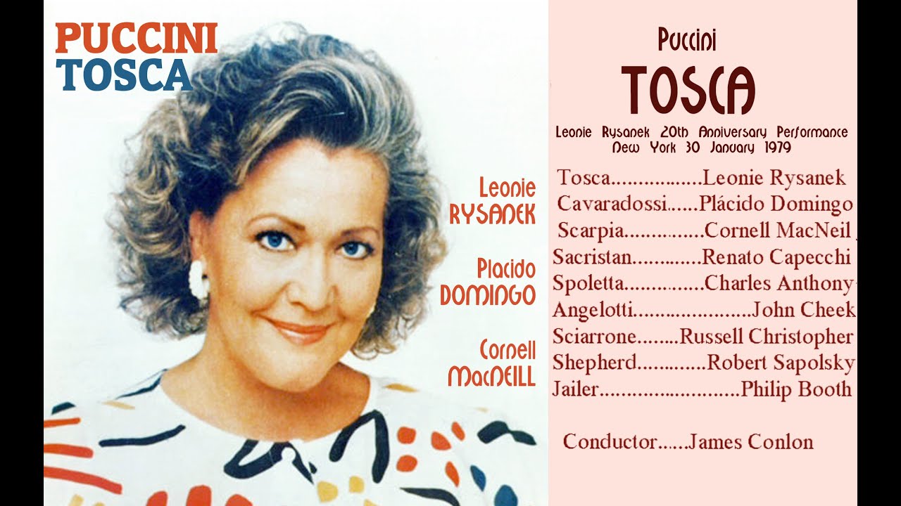 Puccini  Tosca   Rysanek, Domingo, MacNeil, Capecchi, Conlon