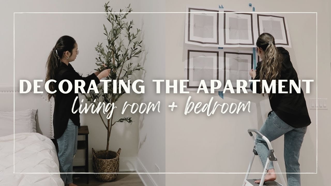 DECORATING THE APARTMENT | Picture Gallery Wall + Artificial Plant