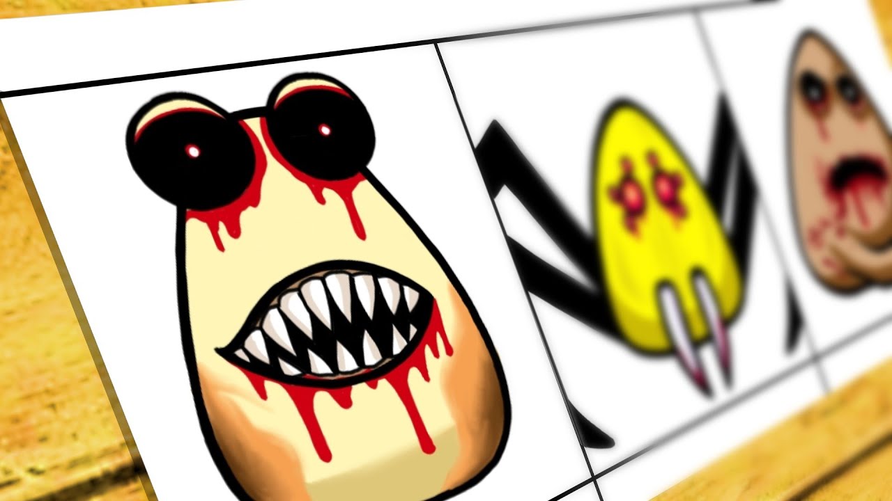 Drawing Sad Pou & Bou's Revenge [POU.EXE]
