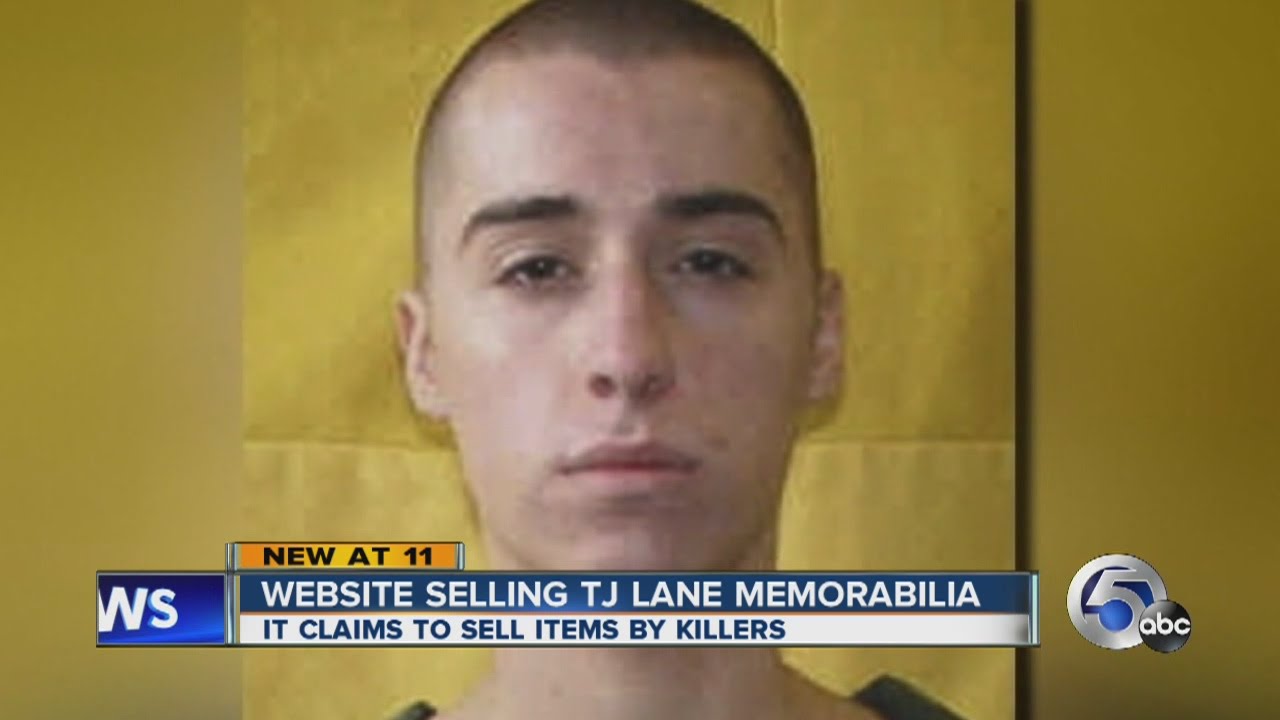 Website claiming to sell TJ Lane memorabilia