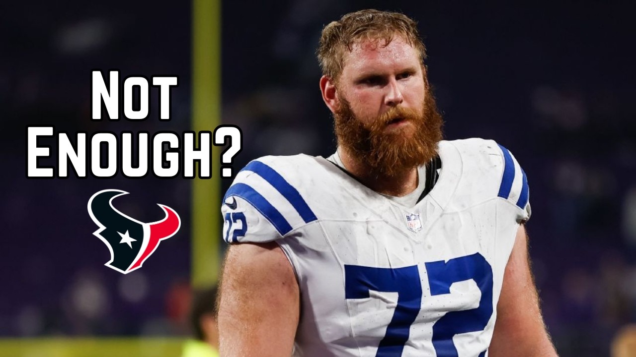 The Texans FINALLY Signed an O-Lineman...What Now?