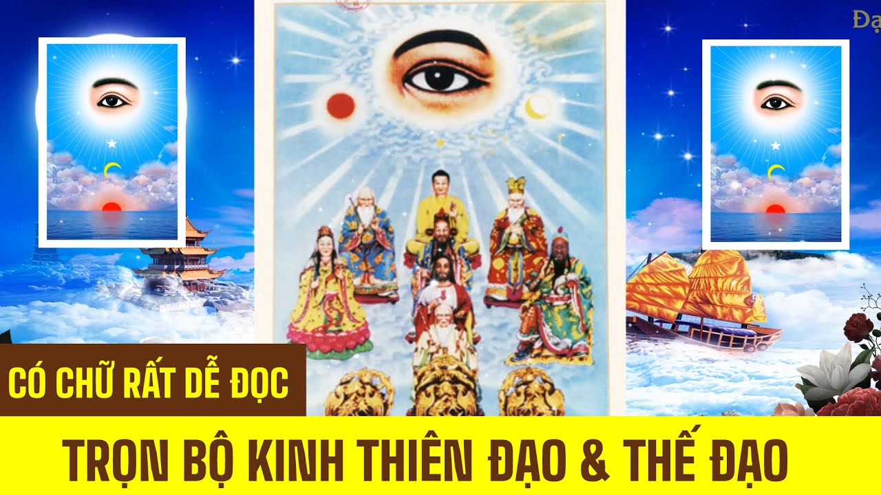 Kinh Thiên Đạo Và Thế Đạo - Trọn Bộ Có Chữ Dễ Đọc