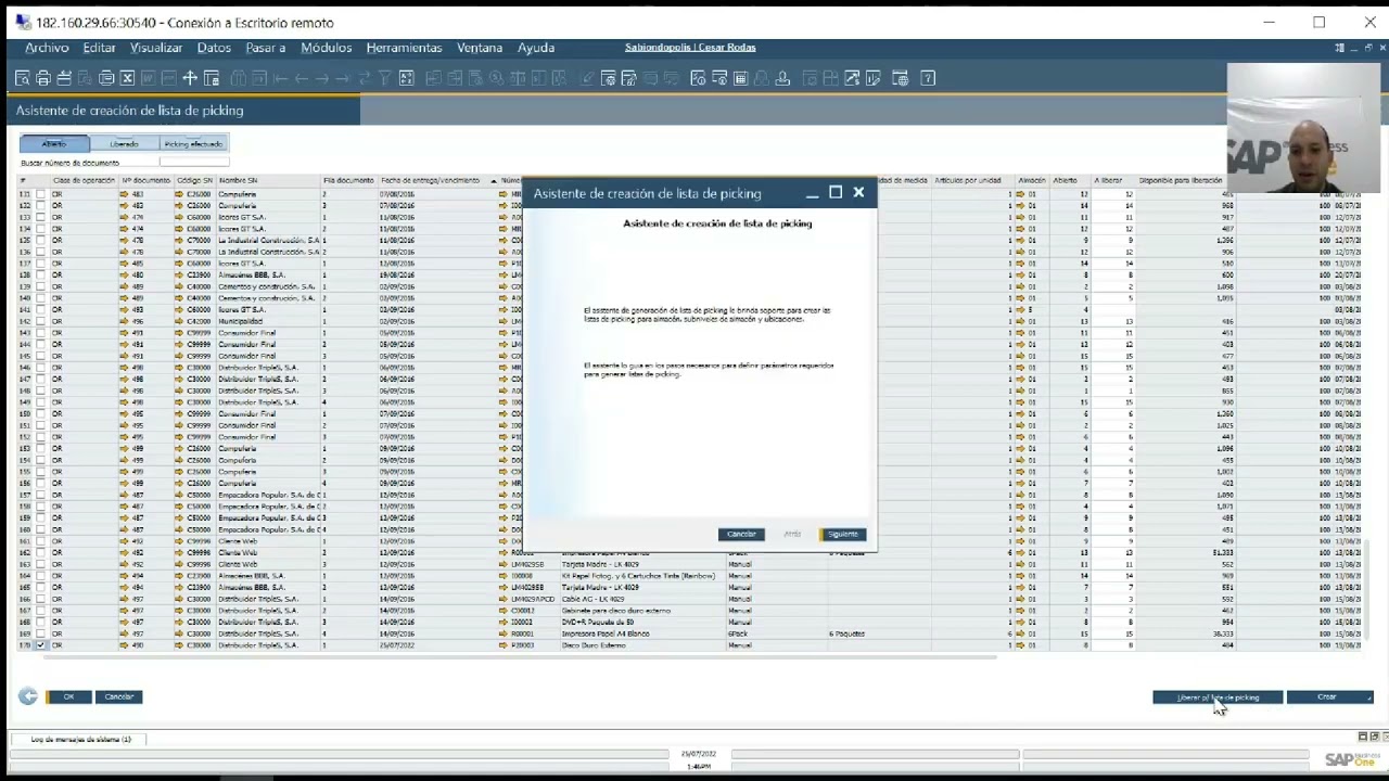 PICKING AND PACKING SAP Business One