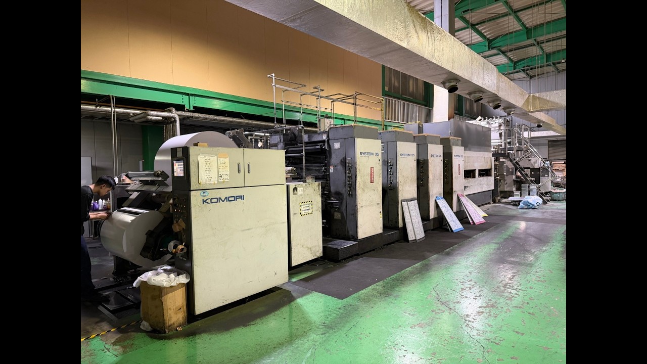 KOMORI-SYSTEM-35S-LR-435-546SII Machine 100% used in Japan