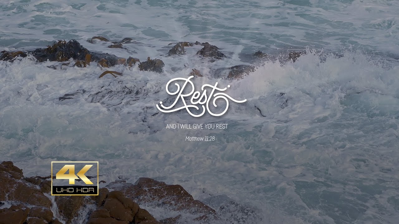 Rest Series 1 Eastern Coastline Tasmania in 4K HDR for Prayer, Calm, Worship and Meditation