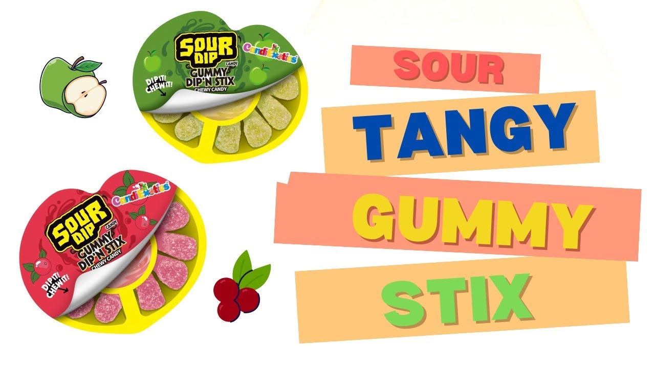Juicy drop Gummy Dip N' stix - stack