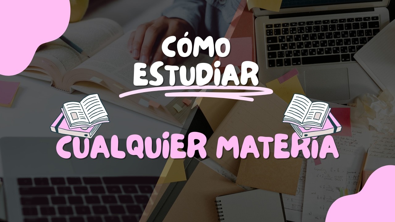 Cómo estudiar cualquier asignatura🧠📚 | Adapta las técnicas de estudio y deja de perder horas