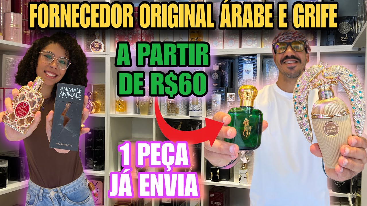 FORNECEDOR DE PERFUME ORIGINAL ÁRABE E IMPORTADO BARATO DIRETO DA FONTE NO BRÁS!