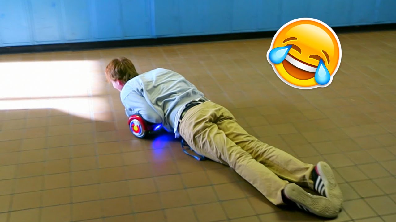 Hilarious New Hoverboard Trick!