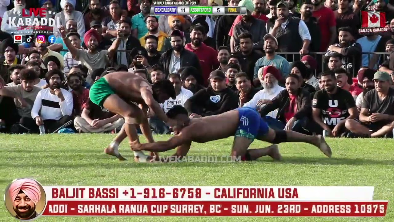 FINAL - BC United Friends VS. Abbotsford Lions - 2024 Canada Kabaddi