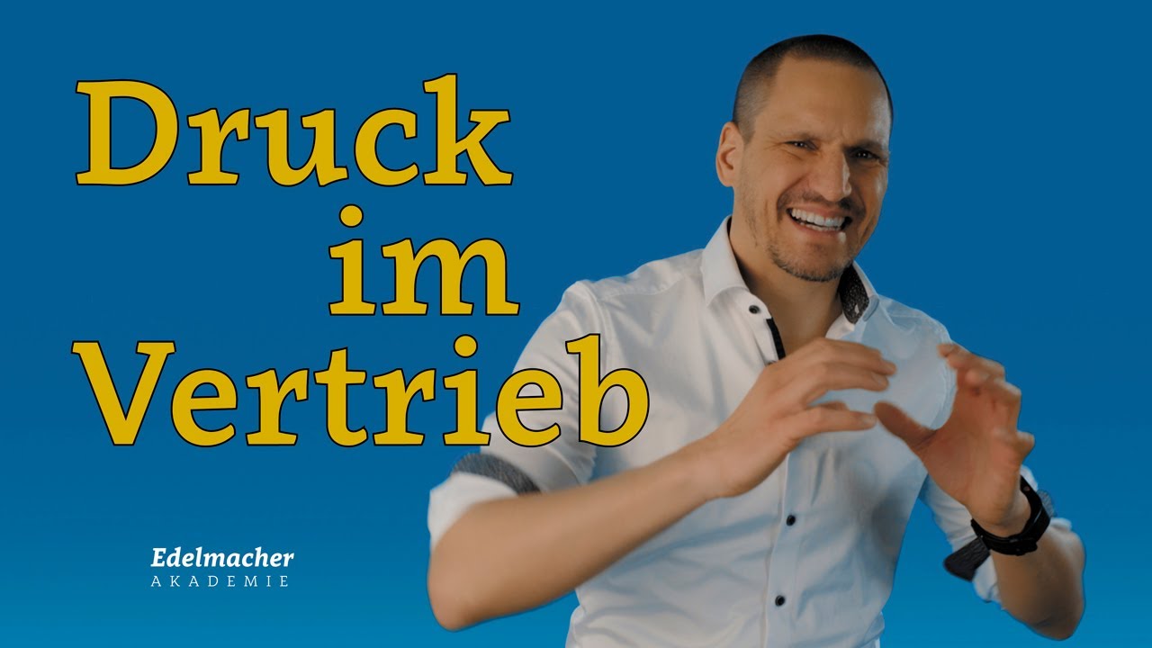 Druck im Vertrieb