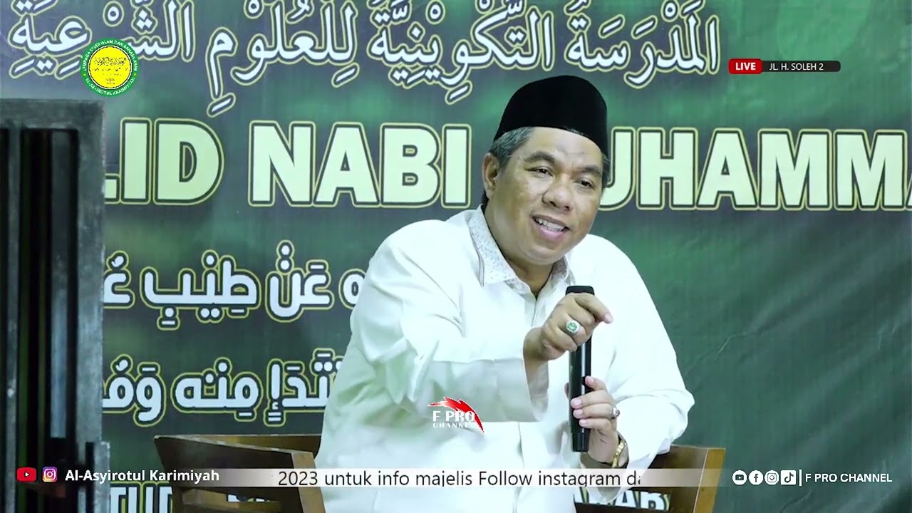 Ceramah KH. Zulfa Mustofa pada Maulid Nabi Muhammad SAW 1445 H di Al-Asyirotul Karimiyyah