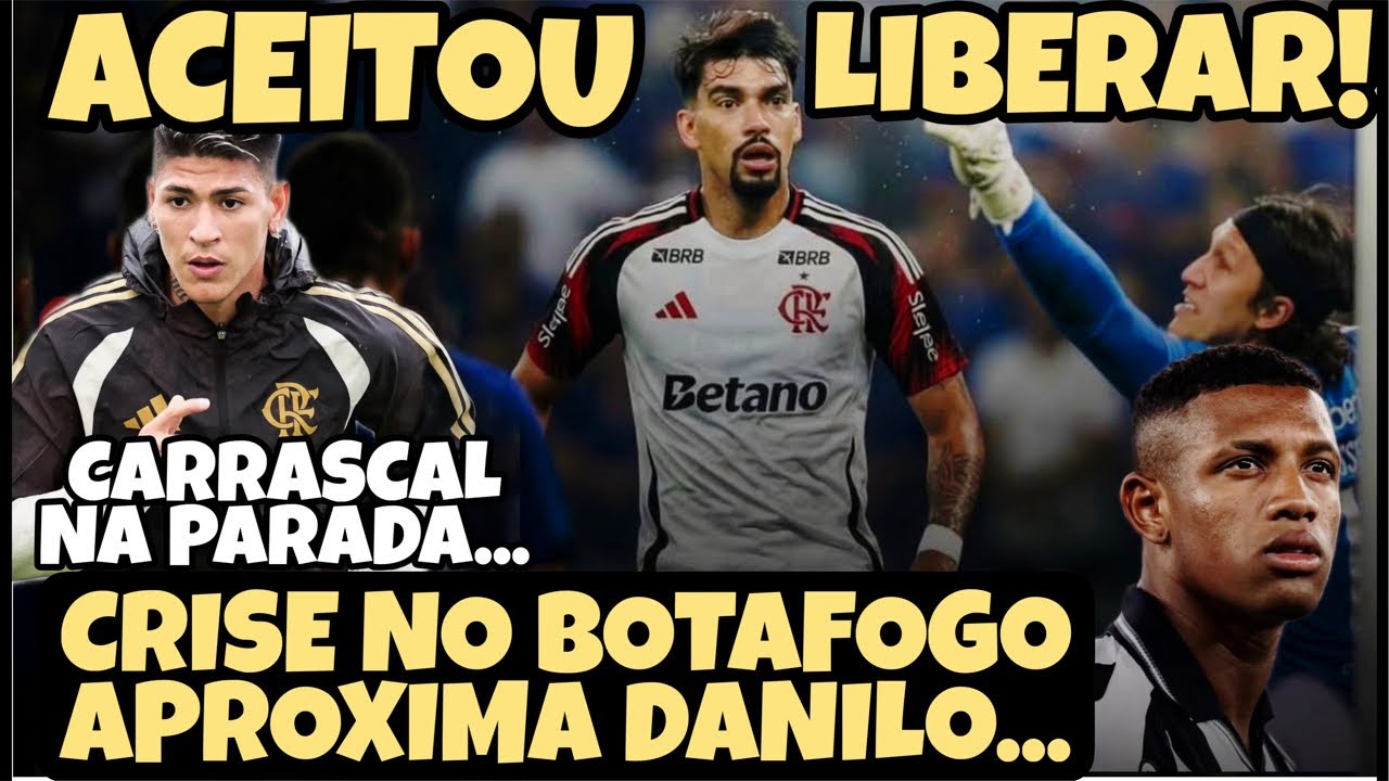 CARRASCAL DEVE SER ESCOLHIDO HOJE! TÉCNICO DO WEST HAM JÁ ACEITA LIBERAR PAQUETÁ! DANILO NO MENGÃO?