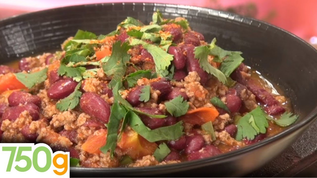 Recette du Chili Con Carne / Chili Con Carne recipe - English subtitles - 750g