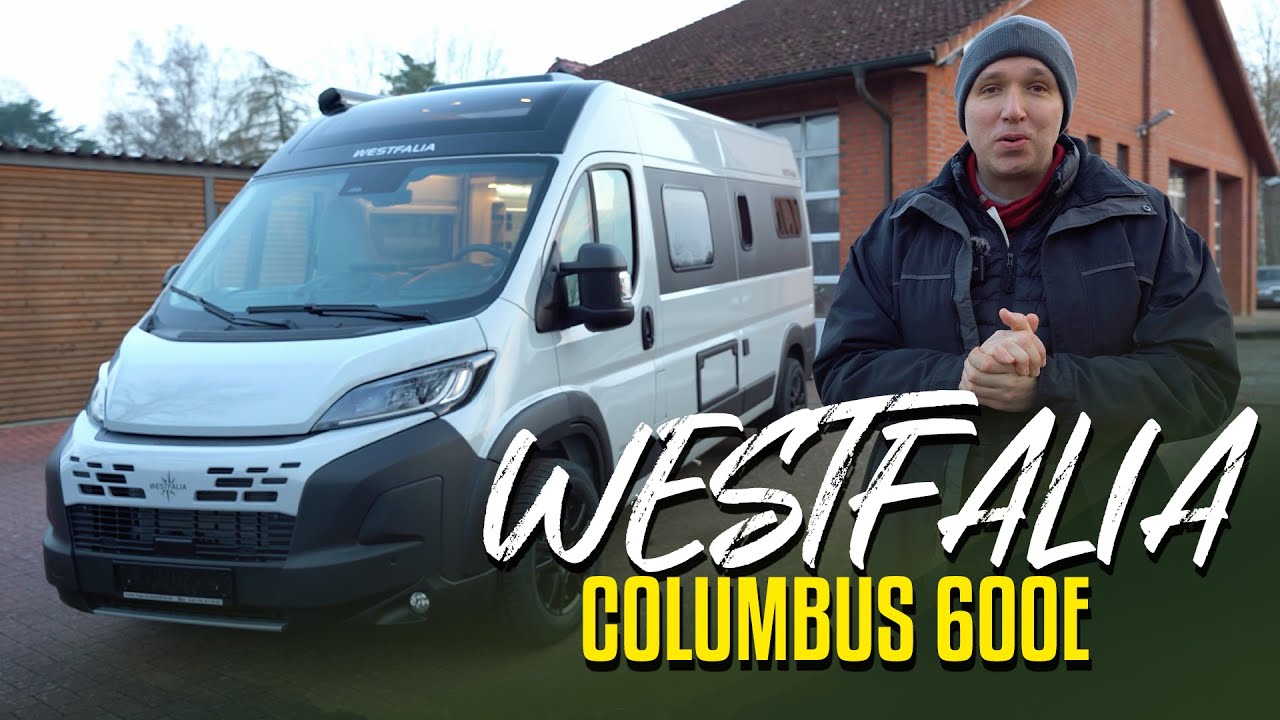 Westfalia Columbus 600E (2025) – Campervan unter 6m mit Einzelbetten, Busbiker & Luftfederung