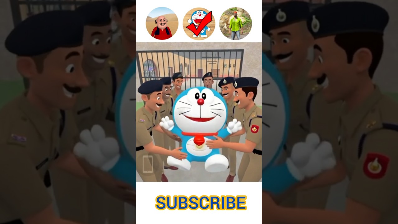 police Aur doremon Hug challange  In Indian theft Aura simulator 