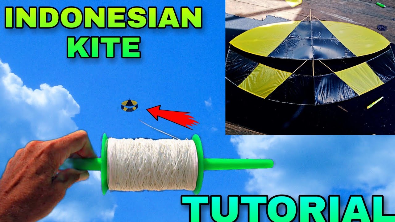 TUTORIAL paano gumawa ng INDONESIAN KITE | Cara Membuat Layangan
