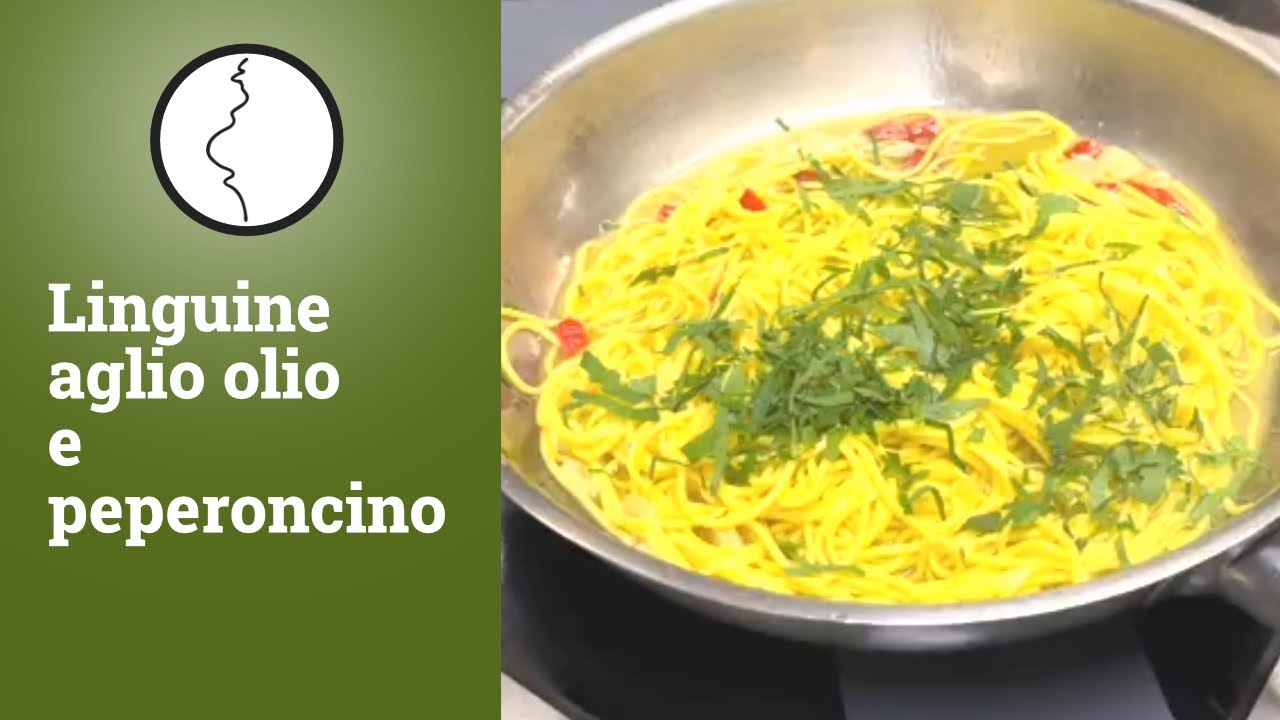 Linguine aglio olio e peperoncino | Riccardo Lucque | Těhotnej kuchař