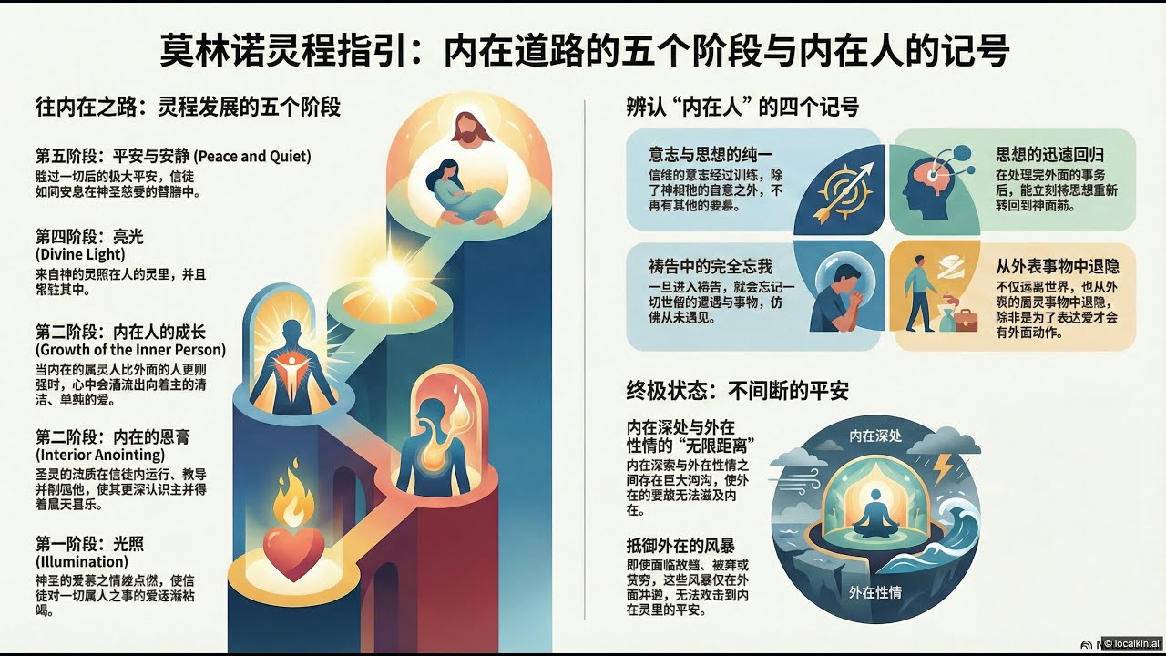 如何获得不被世界干扰的平安？莫林诺《灵程指引》：内心平静路线图（有声书）