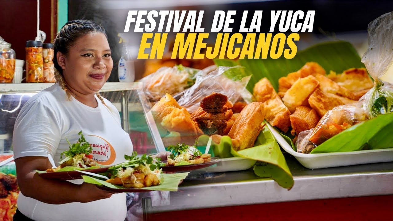 UNA DELICIA 💯% SALVADOREÑA 🇸🇻LA YUCA 😋 *festival de la yuca en Mejicanos*
