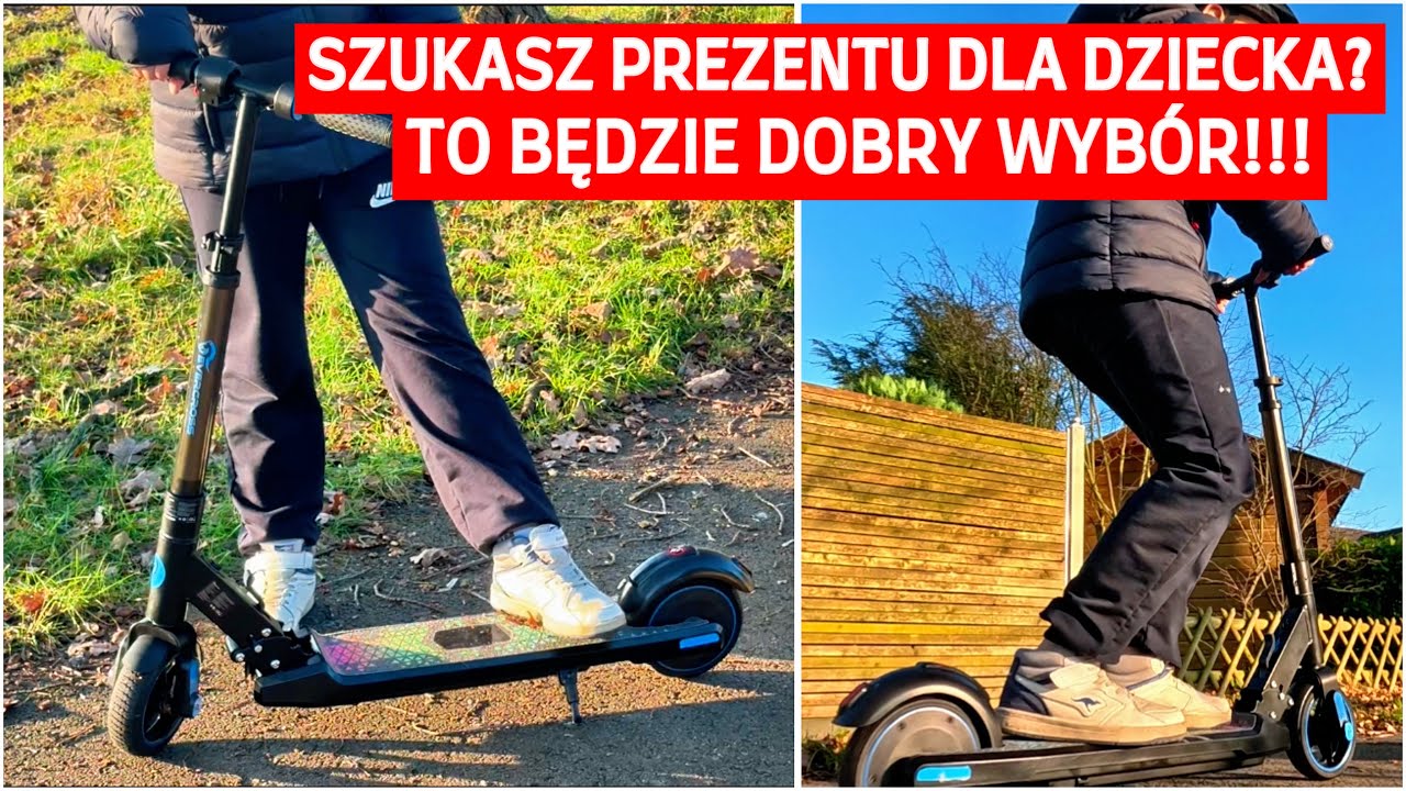 EVERCROSS EV06C elektryczna hulajnoga dla dzieci. To może być mega prezent pod choinkę i nie tylko!