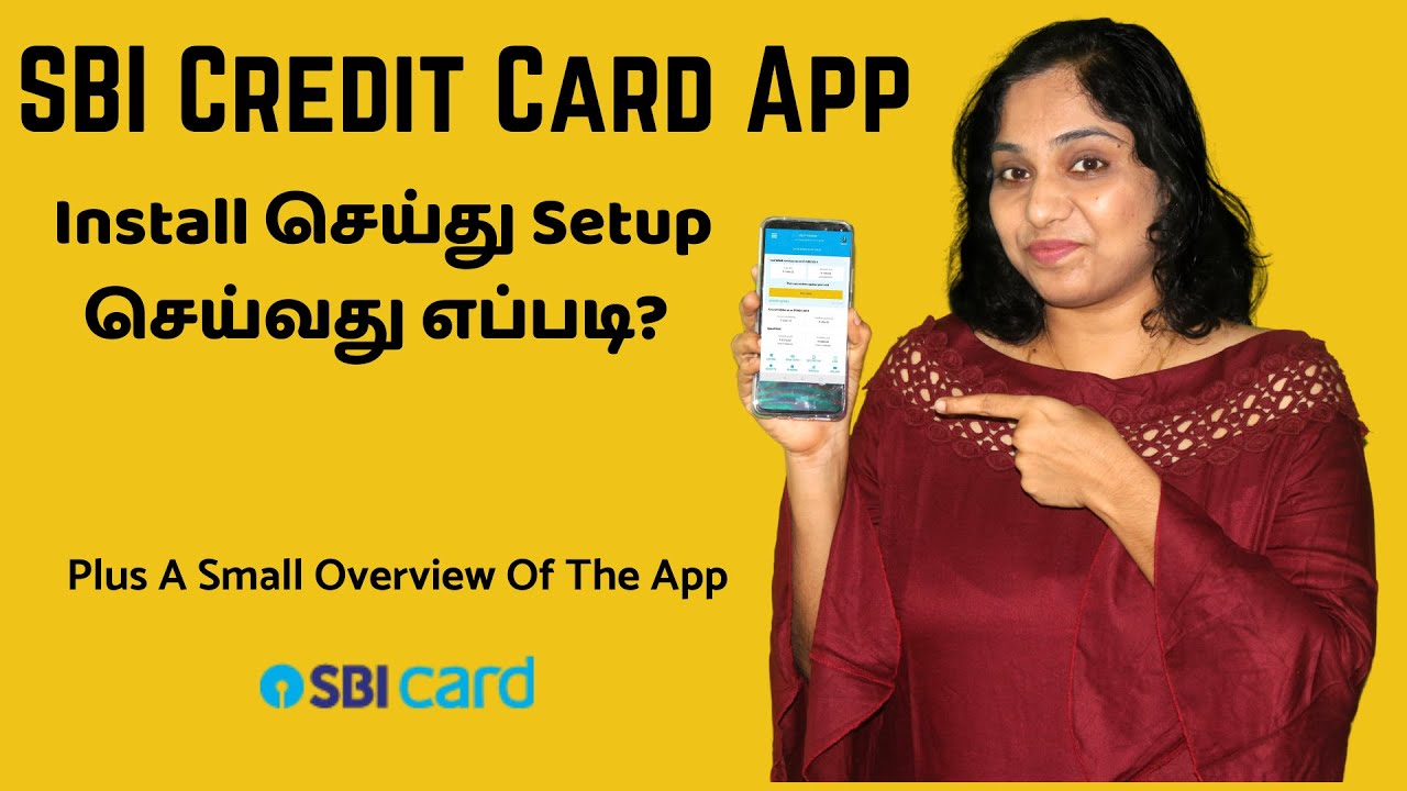 How to Install And Setup SBI Credit Card App | How to set mPIN | A Small Overview Of The App Tamil