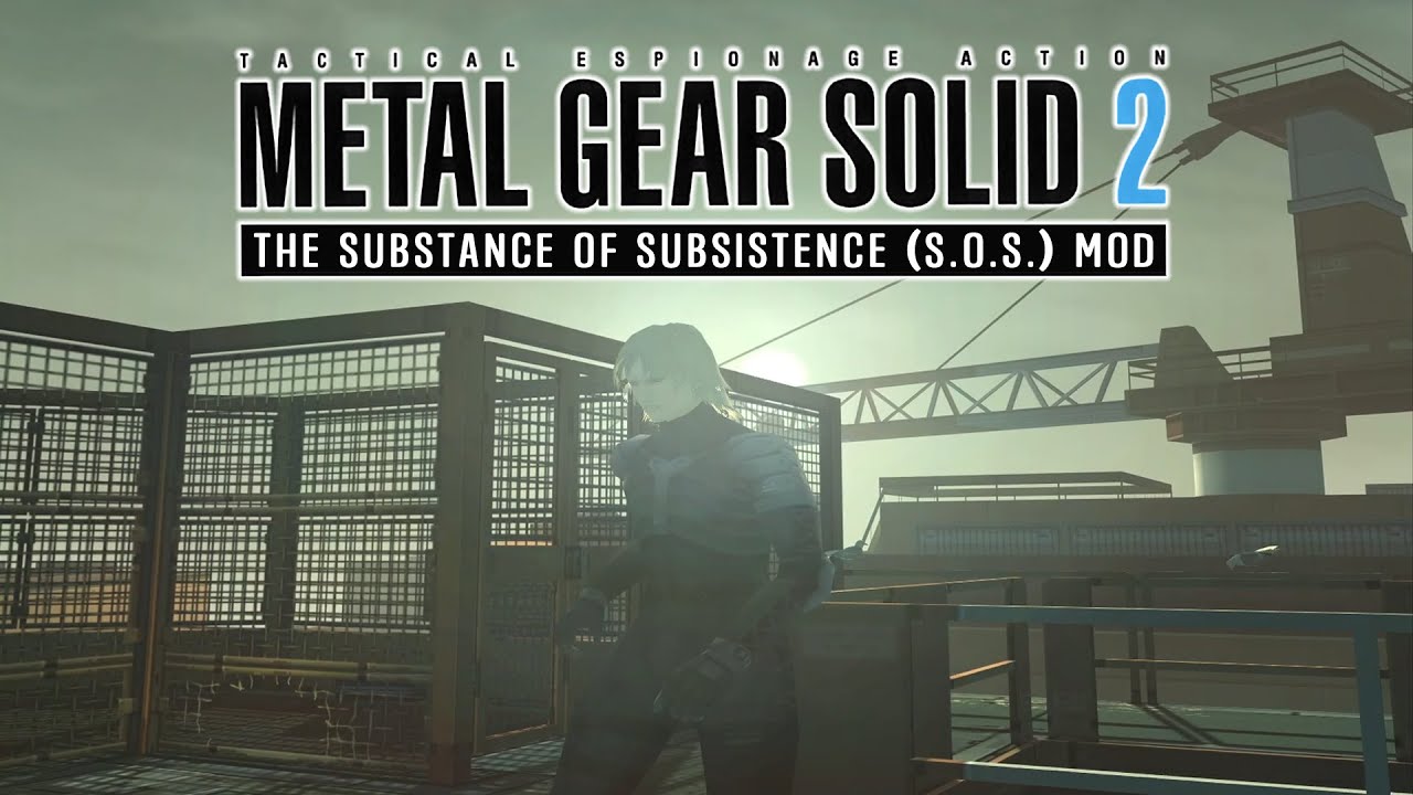 Metal Gear Solid 2 - The Substance Of Subsistence (S.O.S.) (Unofficial Project) Release Date Trailer