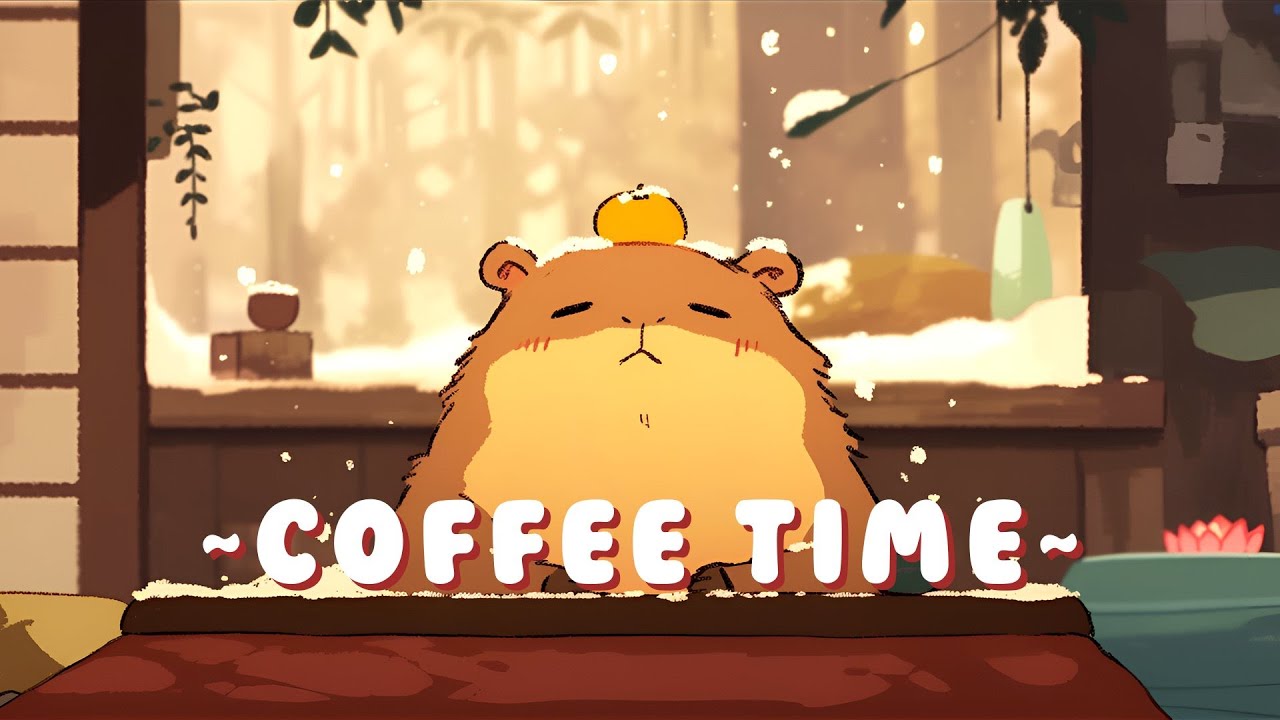 Capybara Lofi Music Station - Study Session Music Mix ~ Relaxing Vibes ~ 🦫 🍵 ✨ | Non Stop Music