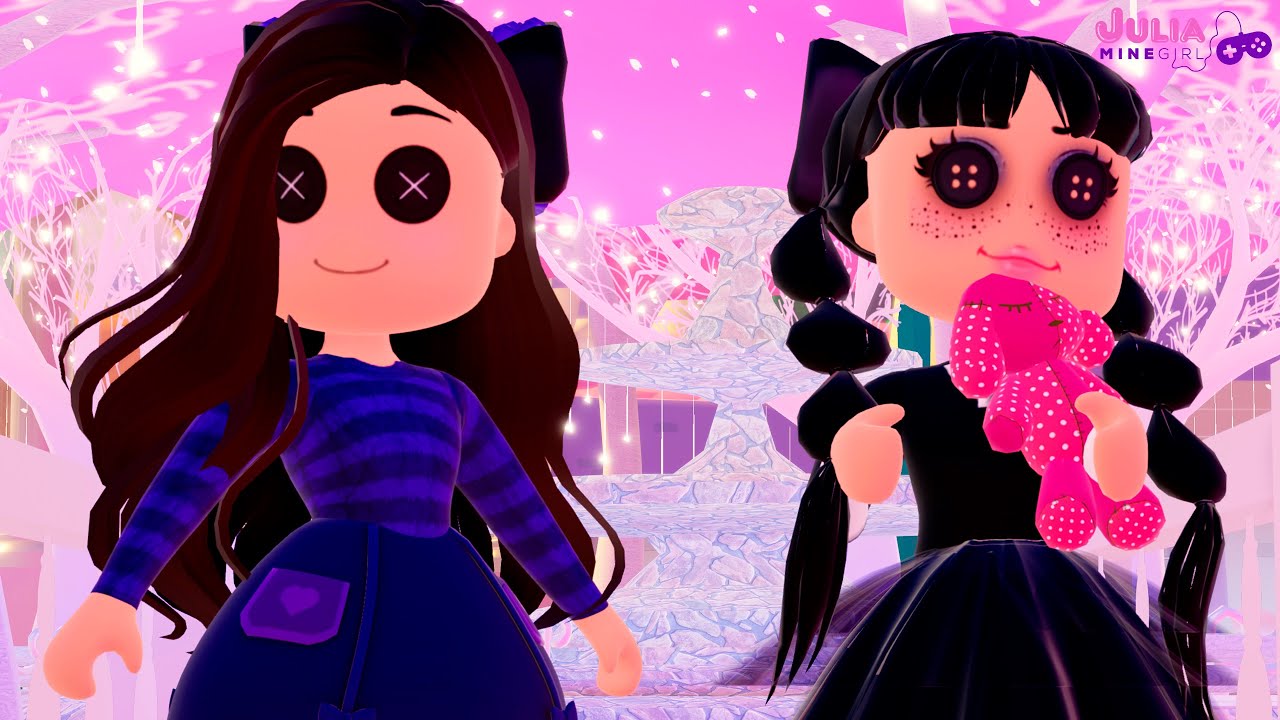 Roblox - BONECAS NO PARQUE DE DIVERSÕES (Crown Academy)