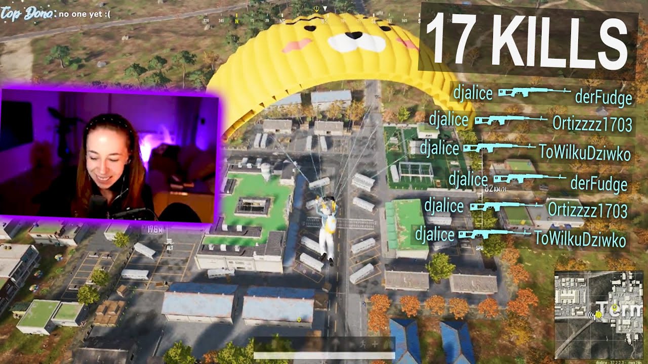 ALISA TRIES 1v4 in PUBG...