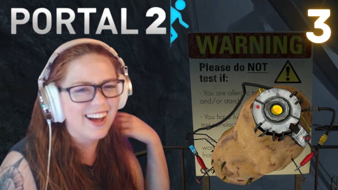 Геймплей Portal 2 Blind First Playing (Часть 3)
