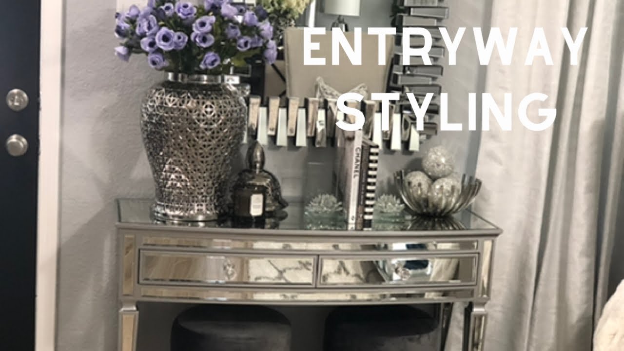Entryway Styling|Decorate With Me|Glam Home Decor