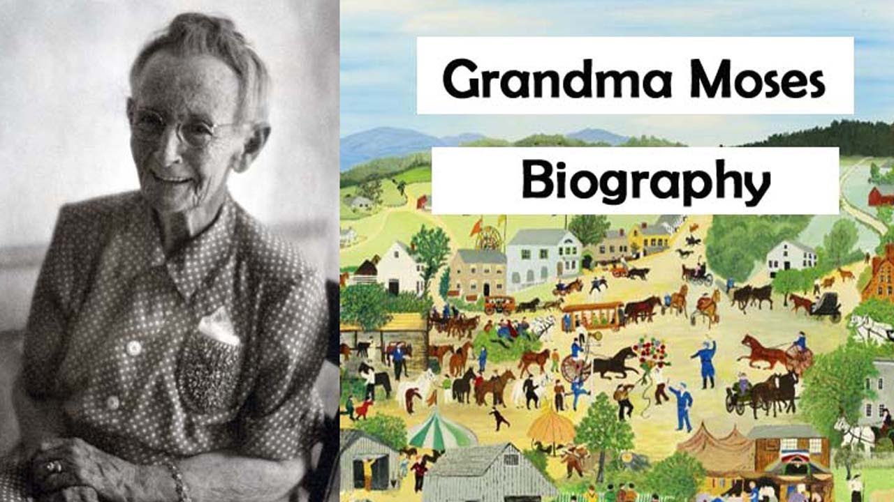 GRANDMA MOSES Biography | American Artist Facts and Images | Suitable for ALL AGES